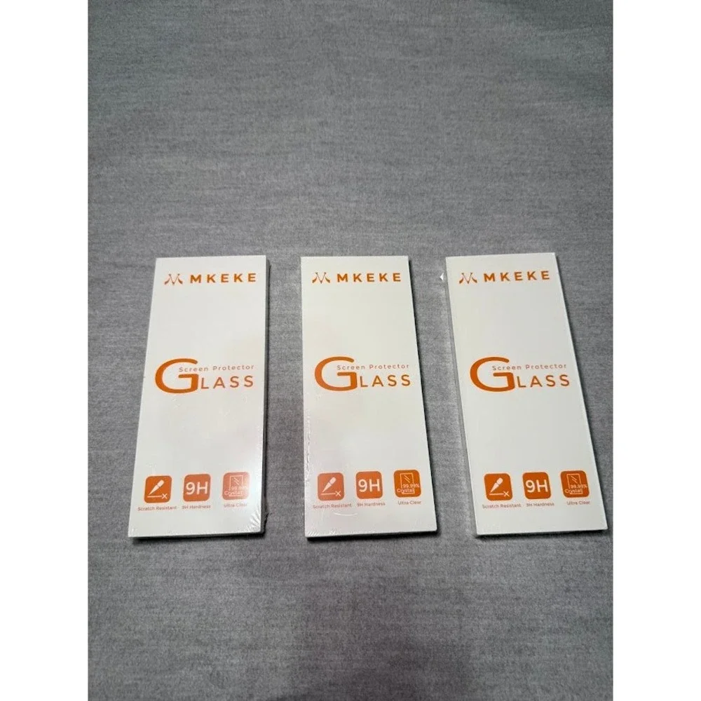 Mkeke 3 Pack Screen Protector for iPhone 16 iPhone 15 6.1
